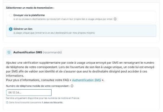 Bloc Authentification SMS de Wysam